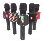 Wholesale Wireless Bluetooth Karaoke Microphone, 3-in-1 Portable Hand Speaker V8 (Red)